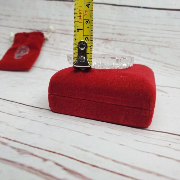 1988 Waterford Crystal 12 Days Christmas 5 Golden Rings Snowflake Ornament - Picture 12 of 12